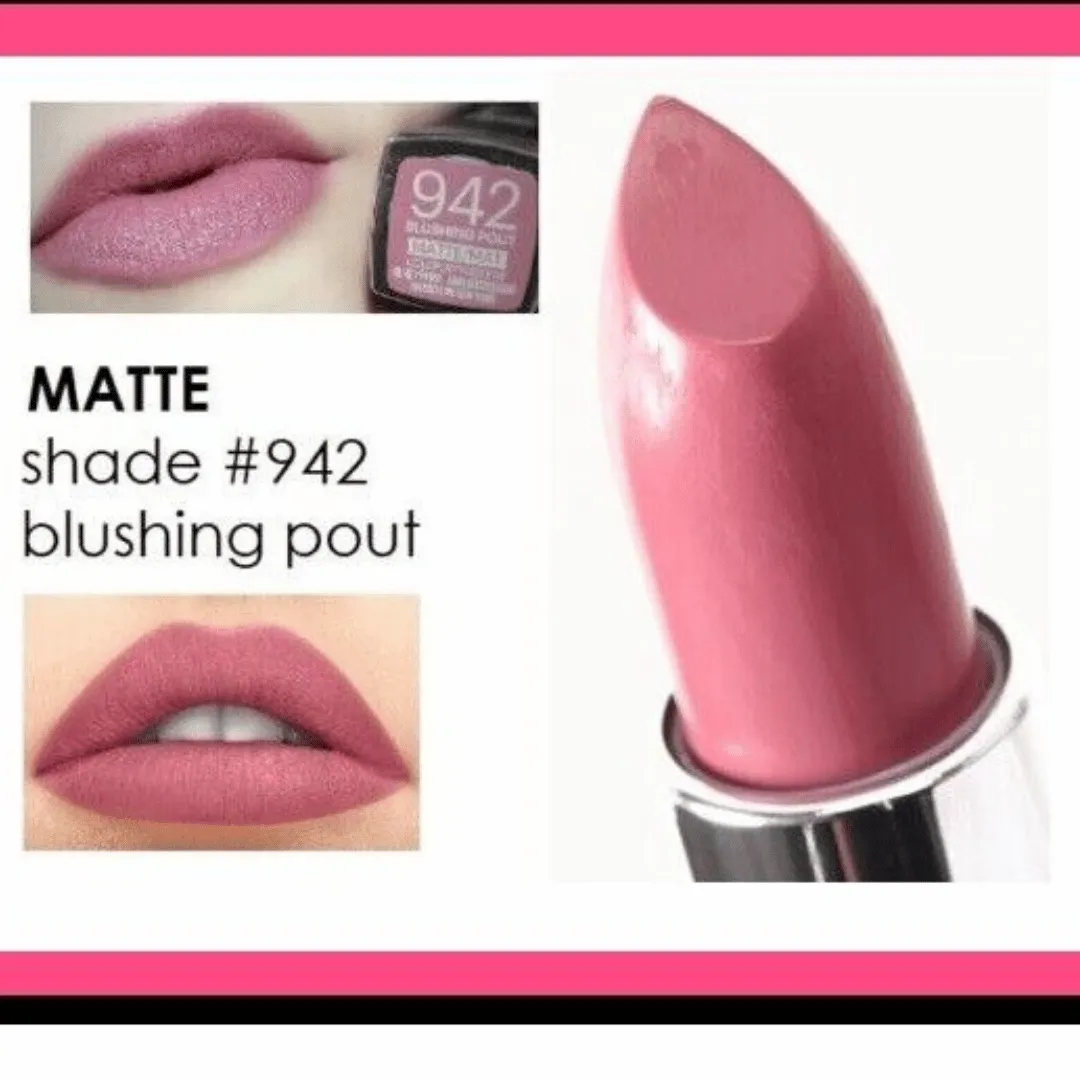 0 Maybelline Color Sensational Rouge à Lèvres Mat 942 Blushing Pout