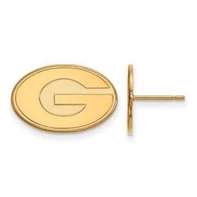 10k Yellow Gold University of Georgia Small Initial G Post Earrings