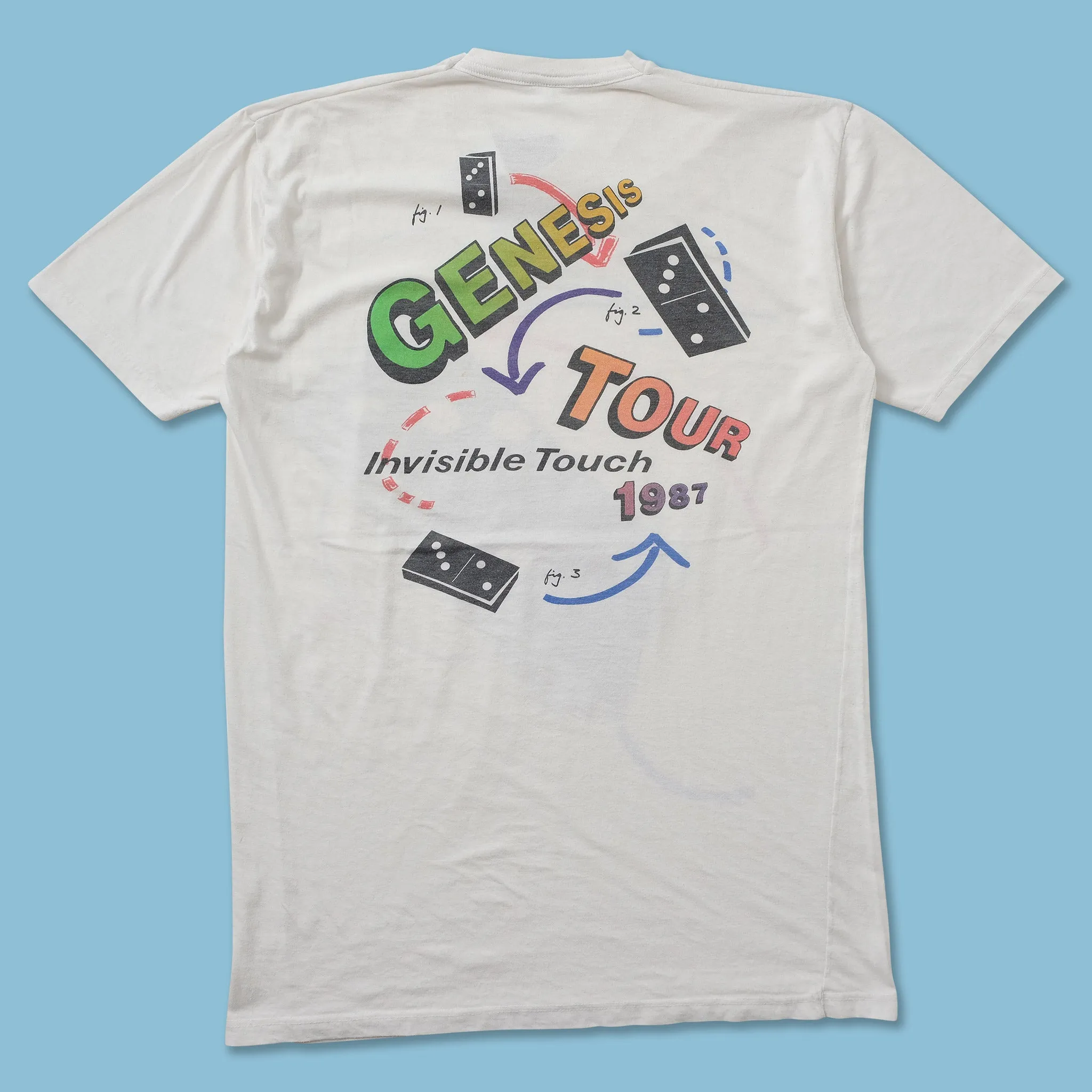 1987 Genesis Invisible Touch Tour T-Shirt XLarge