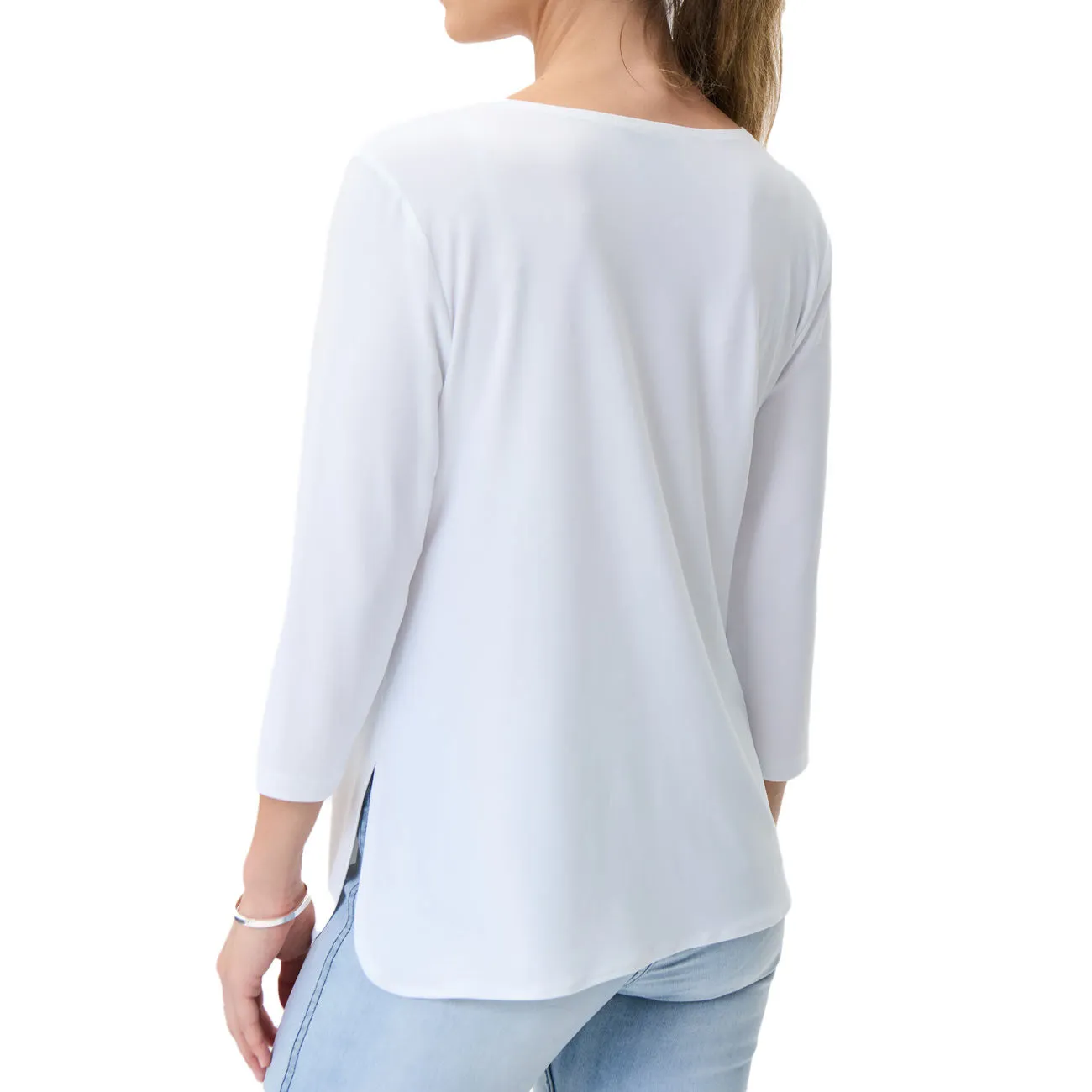 BLUSA KEYHOLE Donna Vanilla