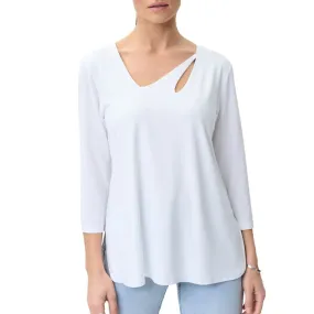 BLUSA KEYHOLE Donna Vanilla