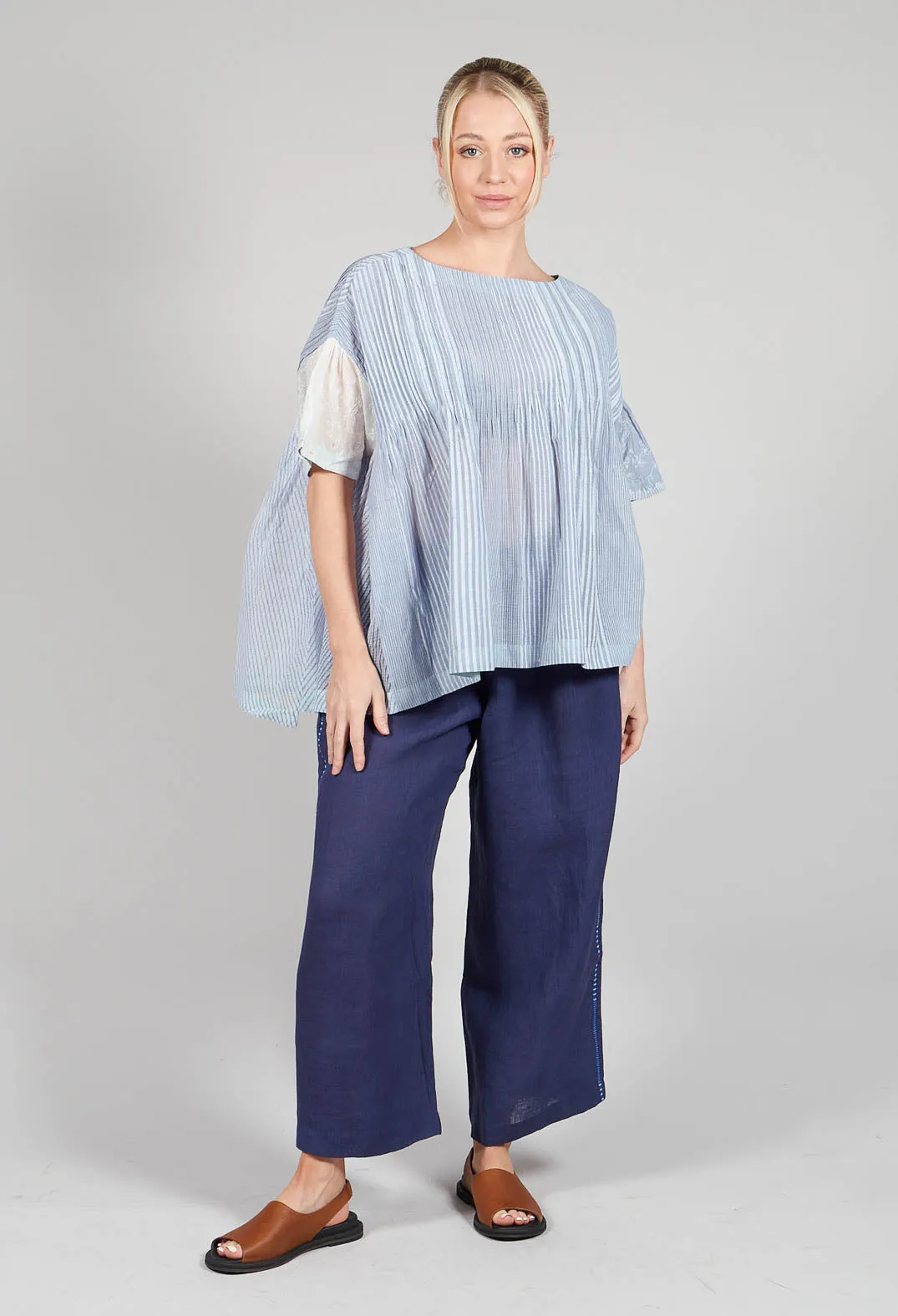 Cai Blouse in Powder Blue