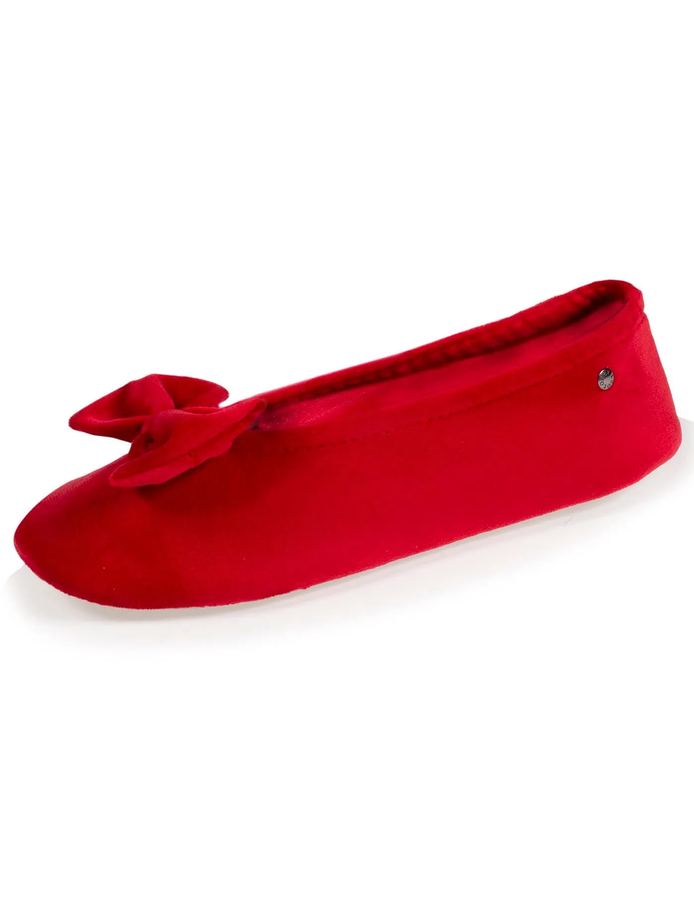 Chaussons ballerines Femme Grand Nud Rouge