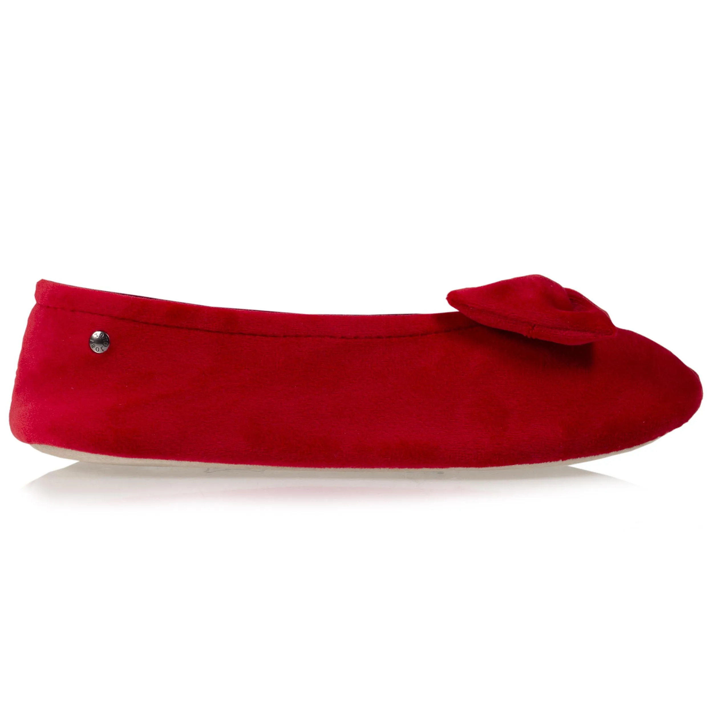 Chaussons ballerines Femme Grand Nud Rouge