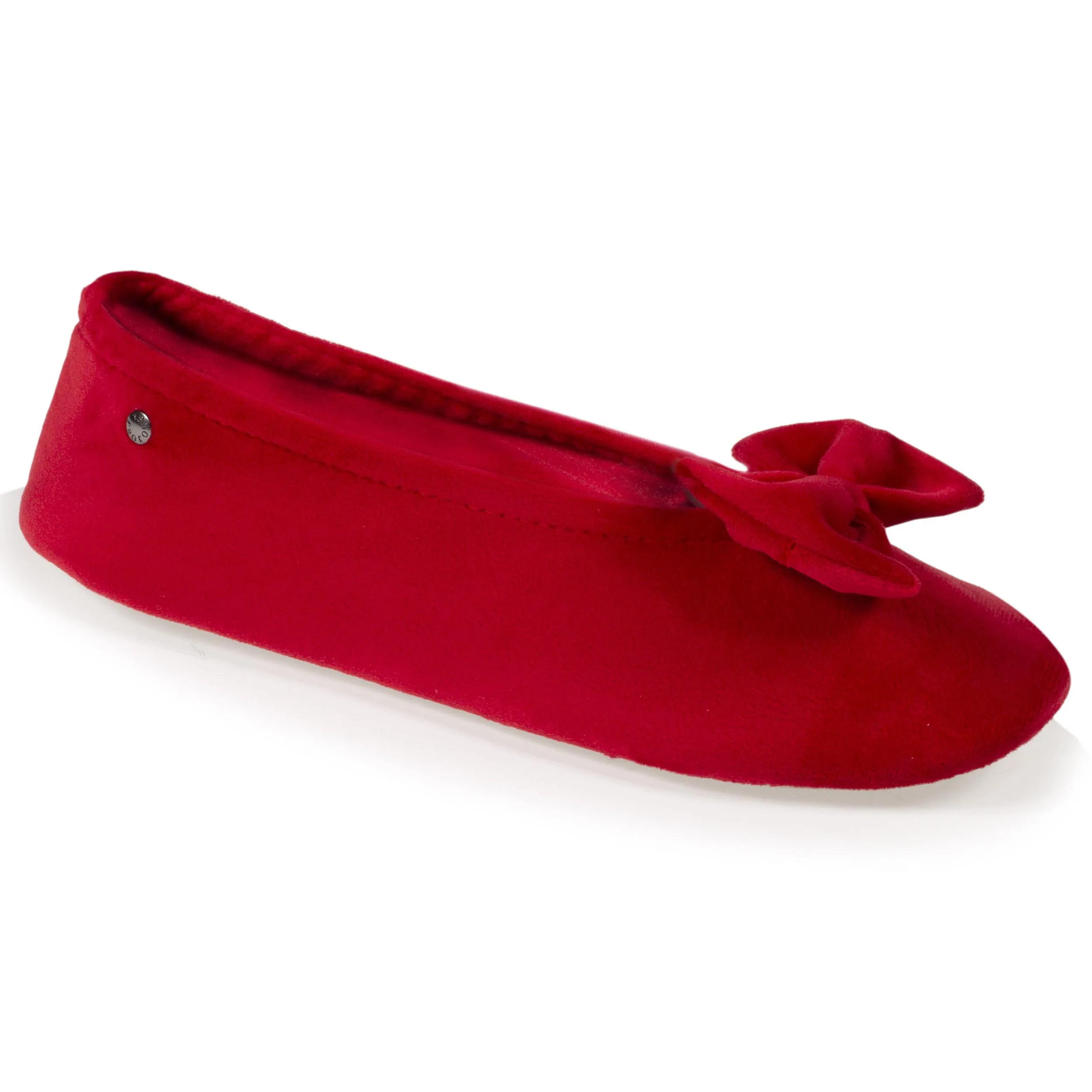 Chaussons ballerines Femme Grand Nud Rouge