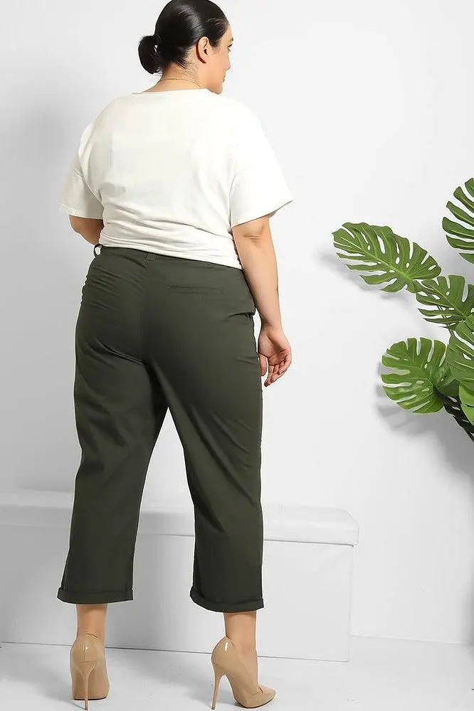 Dark Khaki Smart Slacks