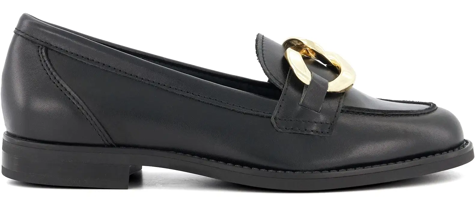 Dune Goddess Womens Leather Slip On Loafer