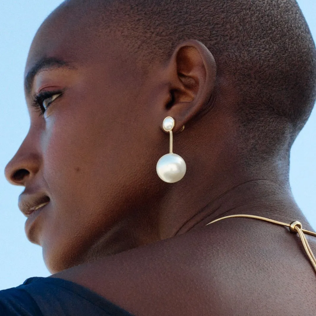 Edblad - Globe Earrings Maxi Gold