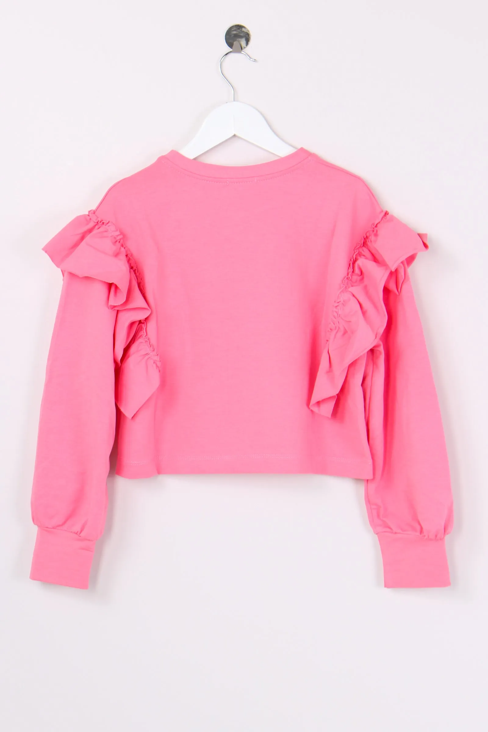 Felpa Cropped Rouge Fuxia