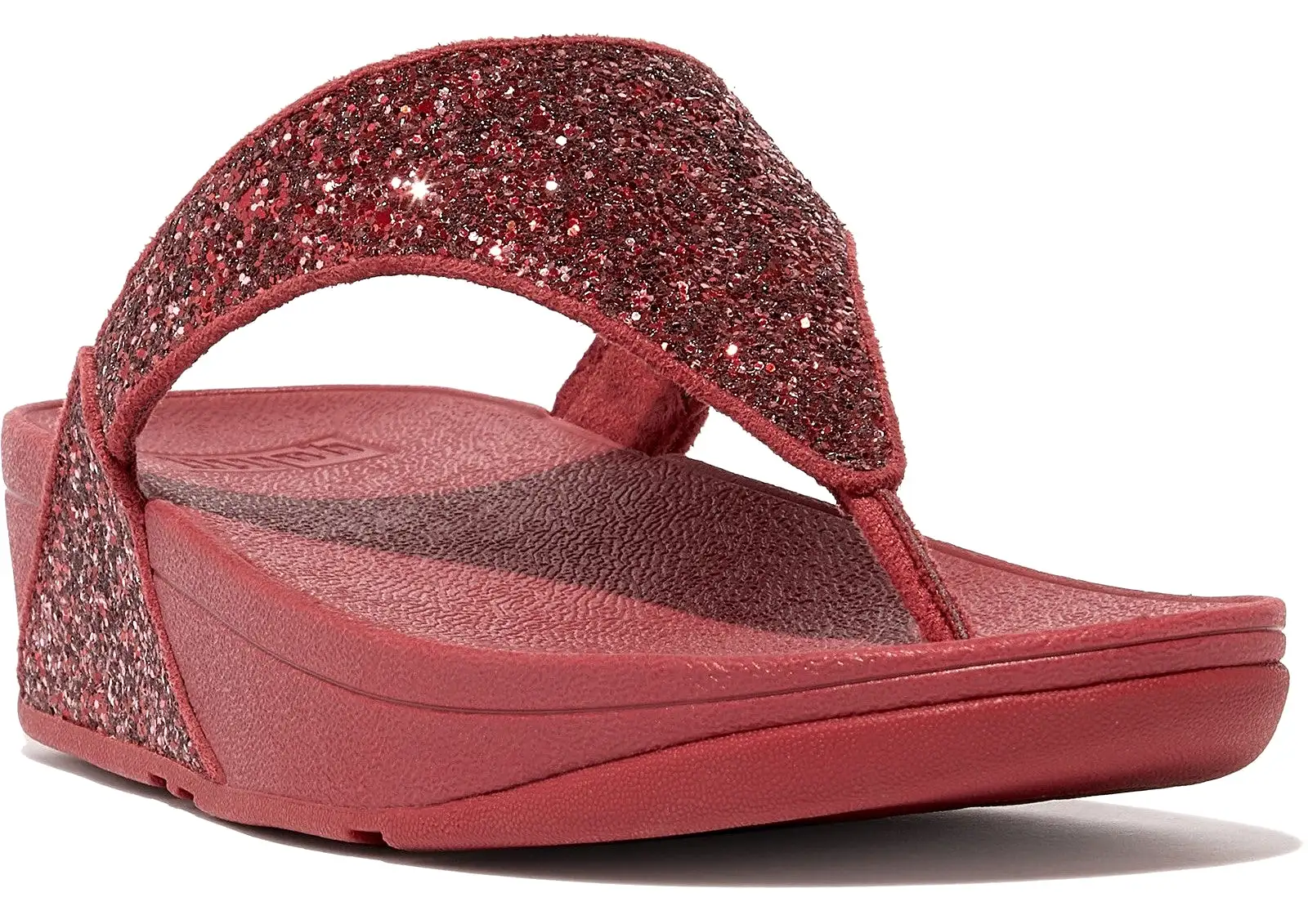 FitFlop Lulu Glitter Womens Toe-Post Sandal