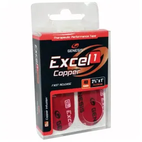 Genesis Excel Copper 1 Performance Tape Red Pre Cut 40 Count