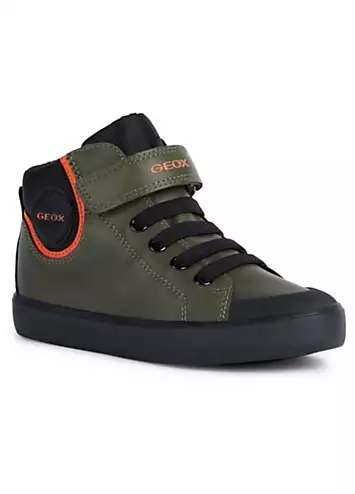 Geox Kids Green Gisli Trainers | Grattan