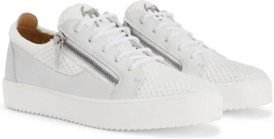 Giuseppe Zanotti Frankie logo-lettering sneakers White