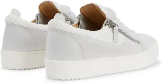 Giuseppe Zanotti Frankie logo-lettering sneakers White