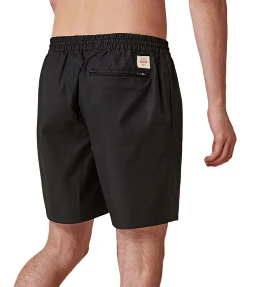 GLOBE Clean Swell short d été pour hommes pantalon d été durable GB02008000 BLK noir