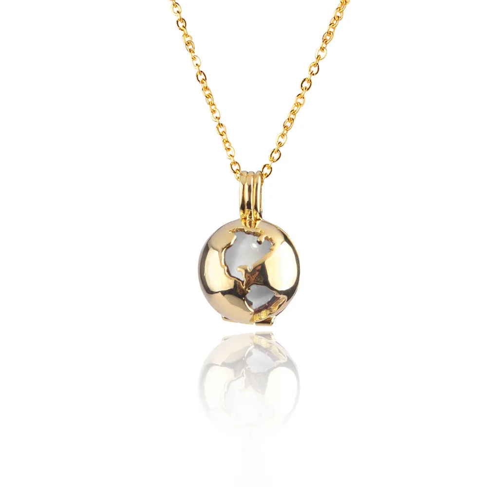 Globe Locket Moonstone