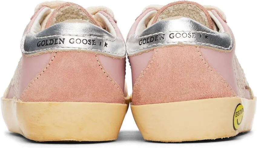 Golden Goose Baby Pink Super-Star Penstar Sneakers