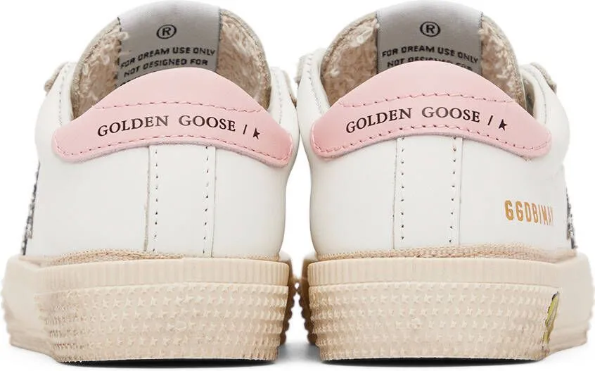 Golden Goose Baby White May Sneakers