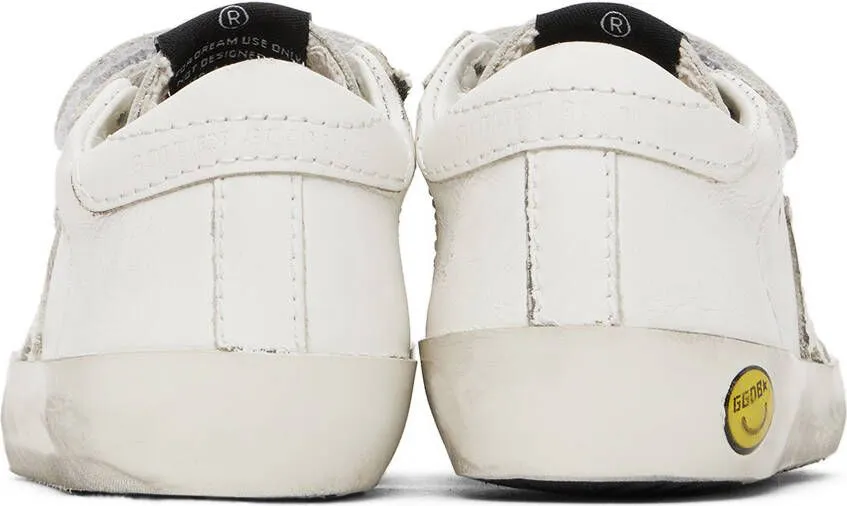 Golden Goose Baby White Old School Sneakers