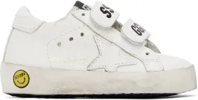 Golden Goose Baby White Old School Sneakers