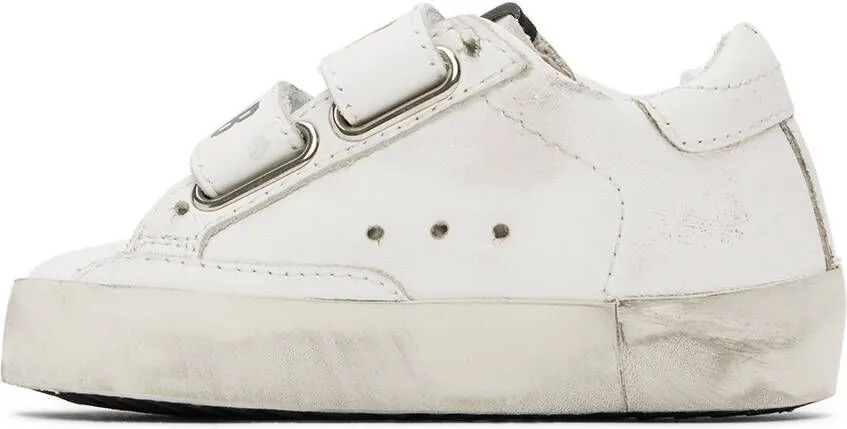 Golden Goose Baby White Old School Sneakers