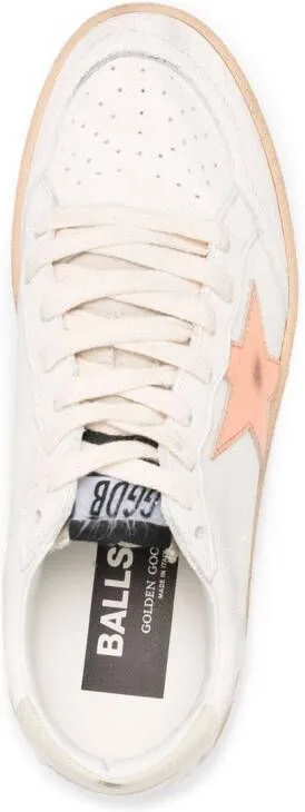 Golden Goose Ball Star leather sneakers White