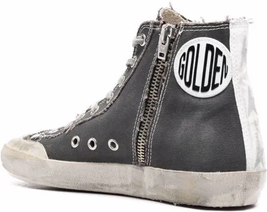 Golden Goose Francy glitter logo sneakers Grey