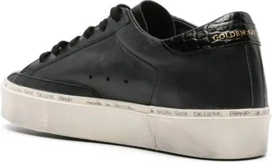 Golden Goose Hi Star leather sneakers Black