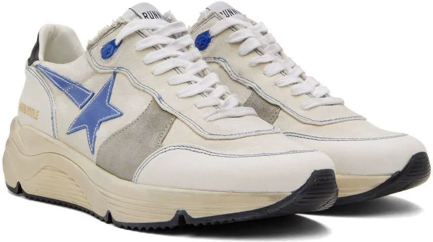 Golden Goose Off-White Running Sole Low-Top Sneakers