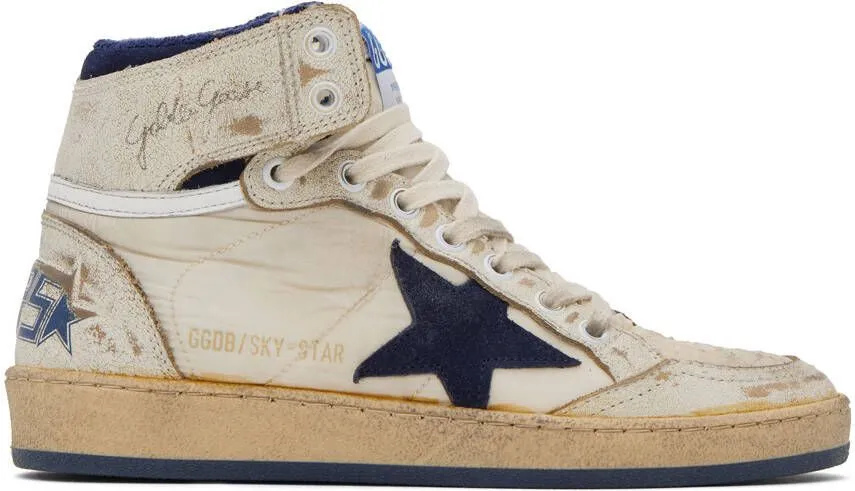 Golden Goose Off-White Sky Star Sneakers