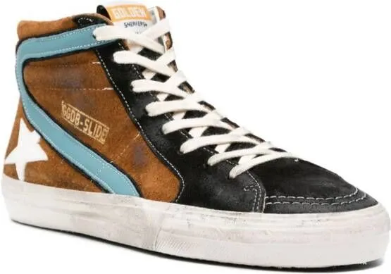 Golden Goose Slide high-top sneakers Black