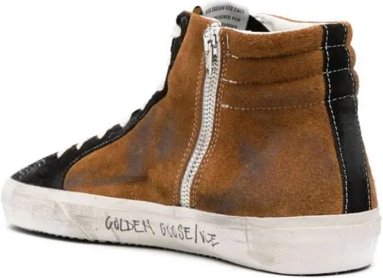 Golden Goose Slide high-top sneakers Black