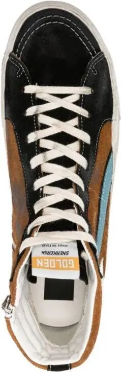 Golden Goose Slide high-top sneakers Black