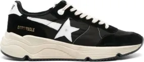 Golden Goose star-patch lace-up sneakers Black