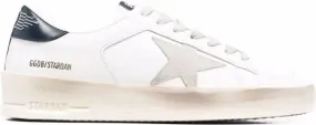 Golden Goose star-patch lace-up sneakers White