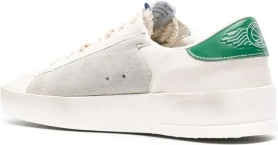 Golden Goose Stardan distressed star-appliqué sneakers White