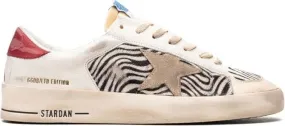 Golden Goose Stardan multicolour leather sneakers White