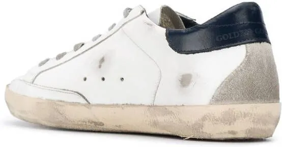 Golden Goose Super-Star distressed-finish sneakers White