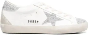 Golden Goose Super-Star glitter-embellished sneakers White