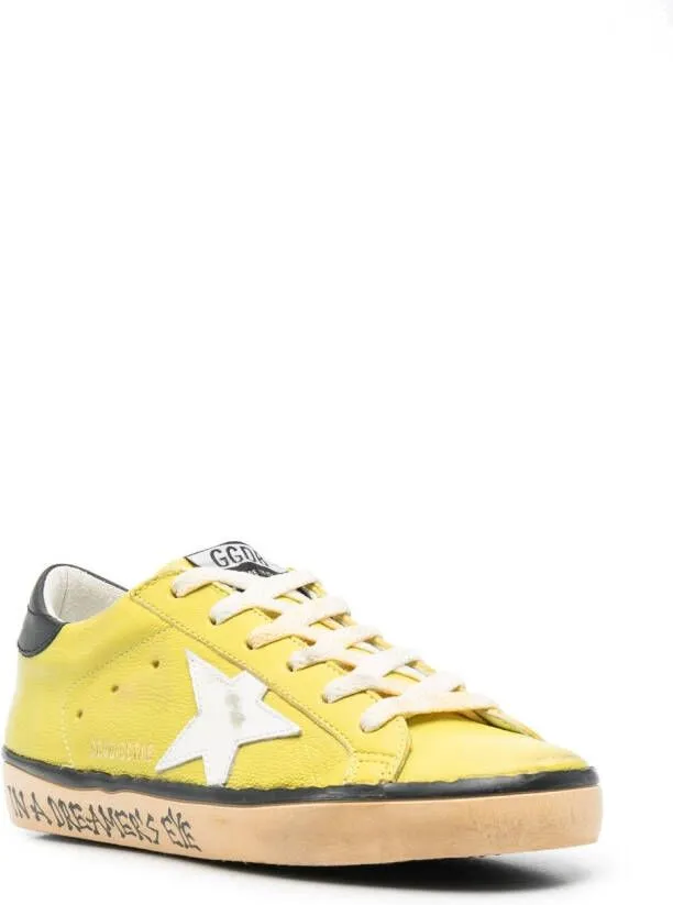 Golden Goose Super Star low-top sneakers Green