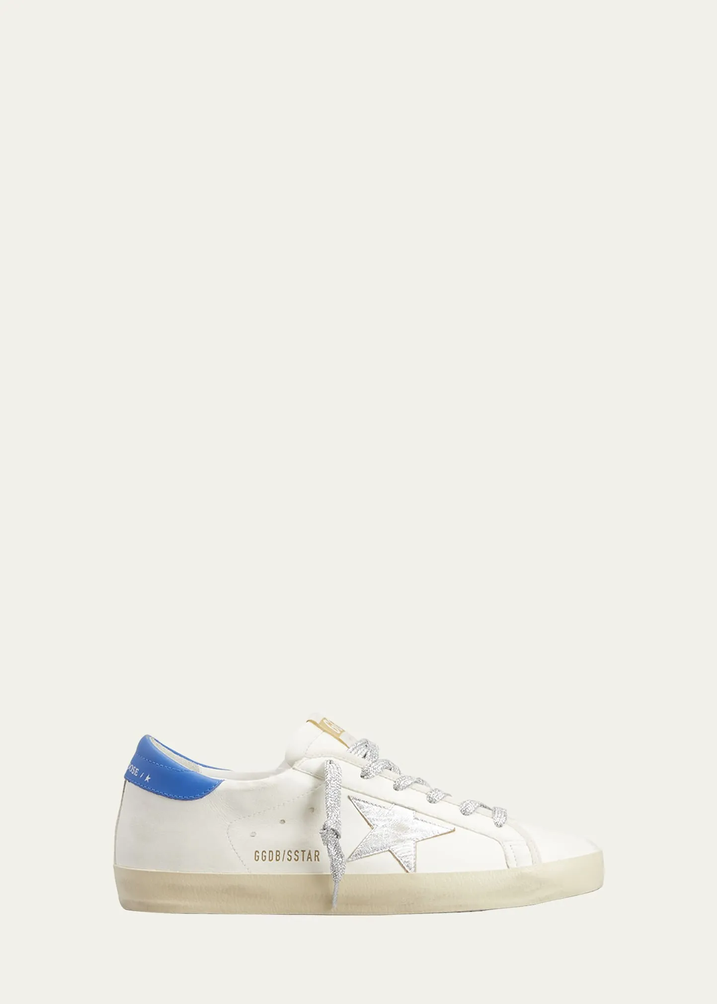 Golden Goose Superstar Mixed Leather Low-Top Sneakers