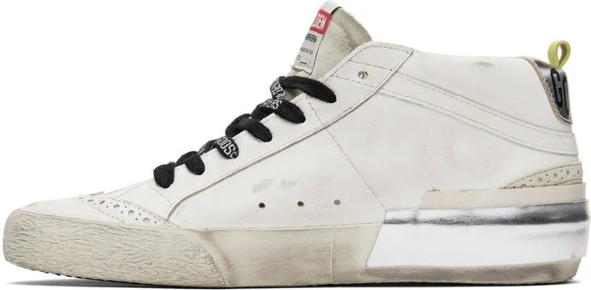 Golden Goose White Mid Star Classic Sneakers