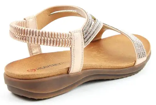 Heavenly Feet Pippa Womens Slip On Sandal