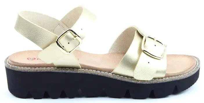 Heavenly Feet Trudy Womens Buckle Fastening Sandal