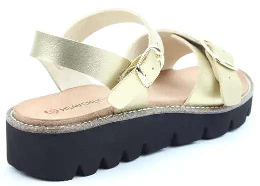 Heavenly Feet Trudy Womens Buckle Fastening Sandal