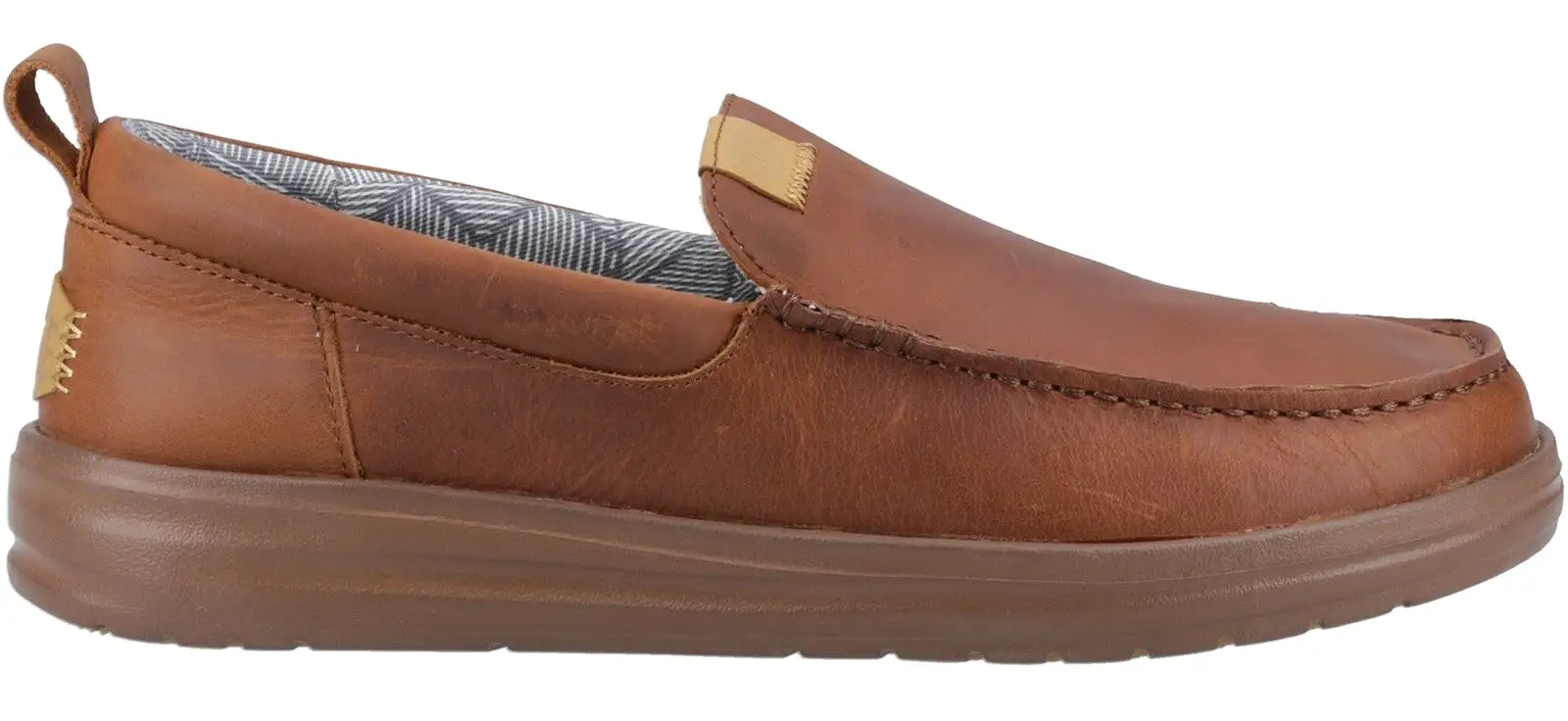 Hey Dude Wally Grip Moc Craft 40173 Mens Leather Casual Shoe