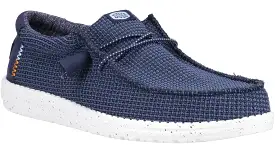 Hey Dude Wally Sport Mesh Mens Lace Up Casual Shoe