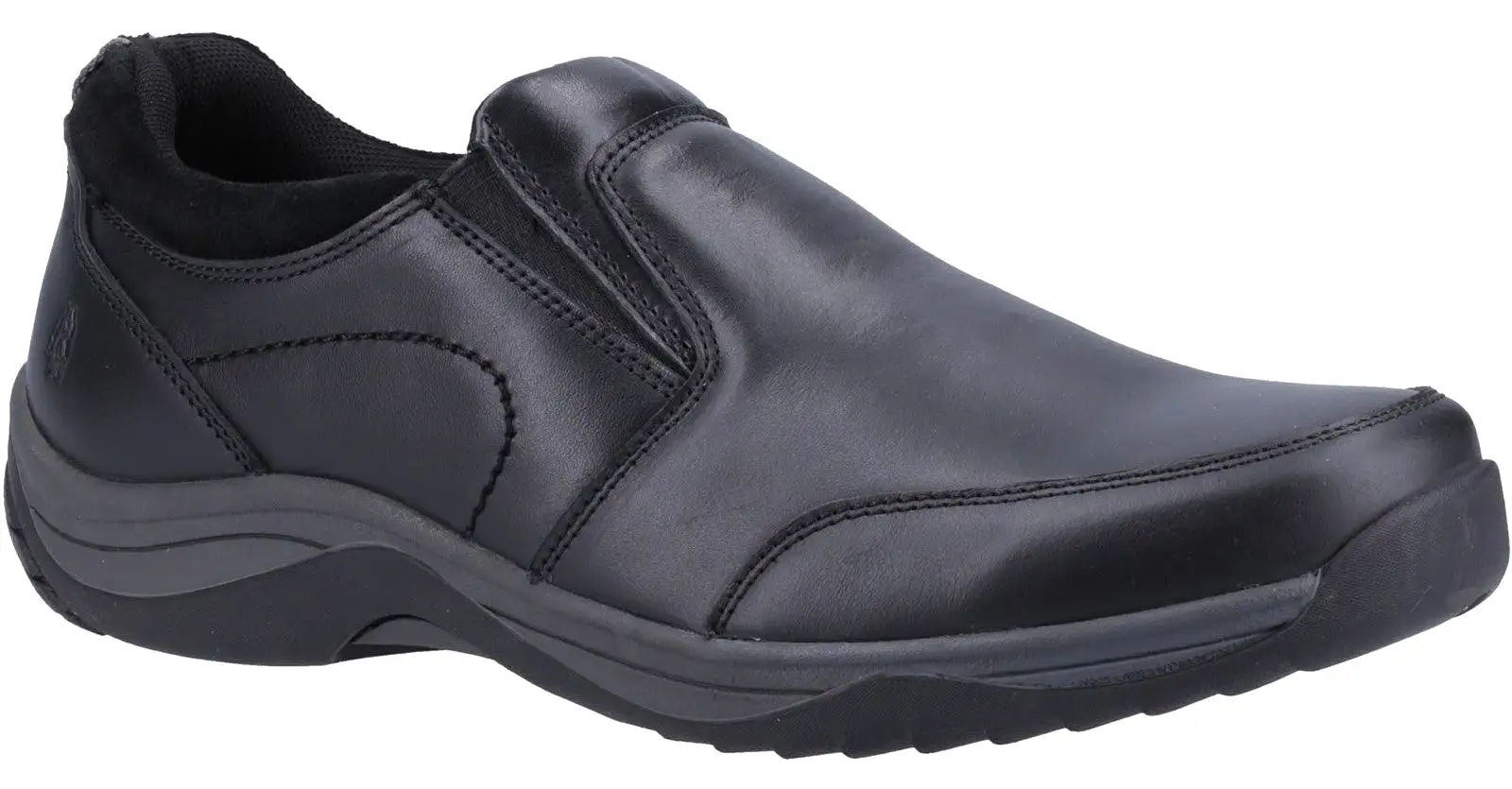 Hush Puppies Donald Mens Leather Slip On Shoe