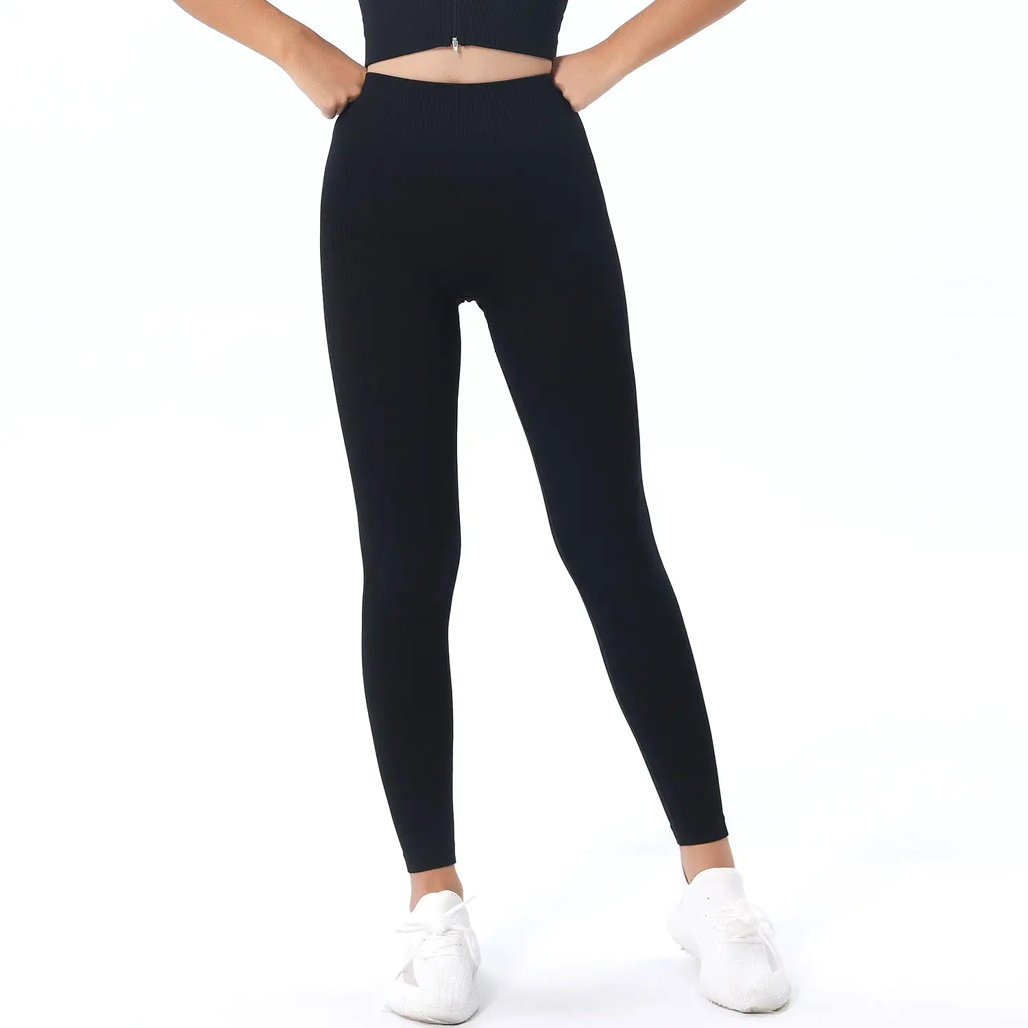 INSTOCK-Yoga clothing set vest, sports bra, high-waisted fitness