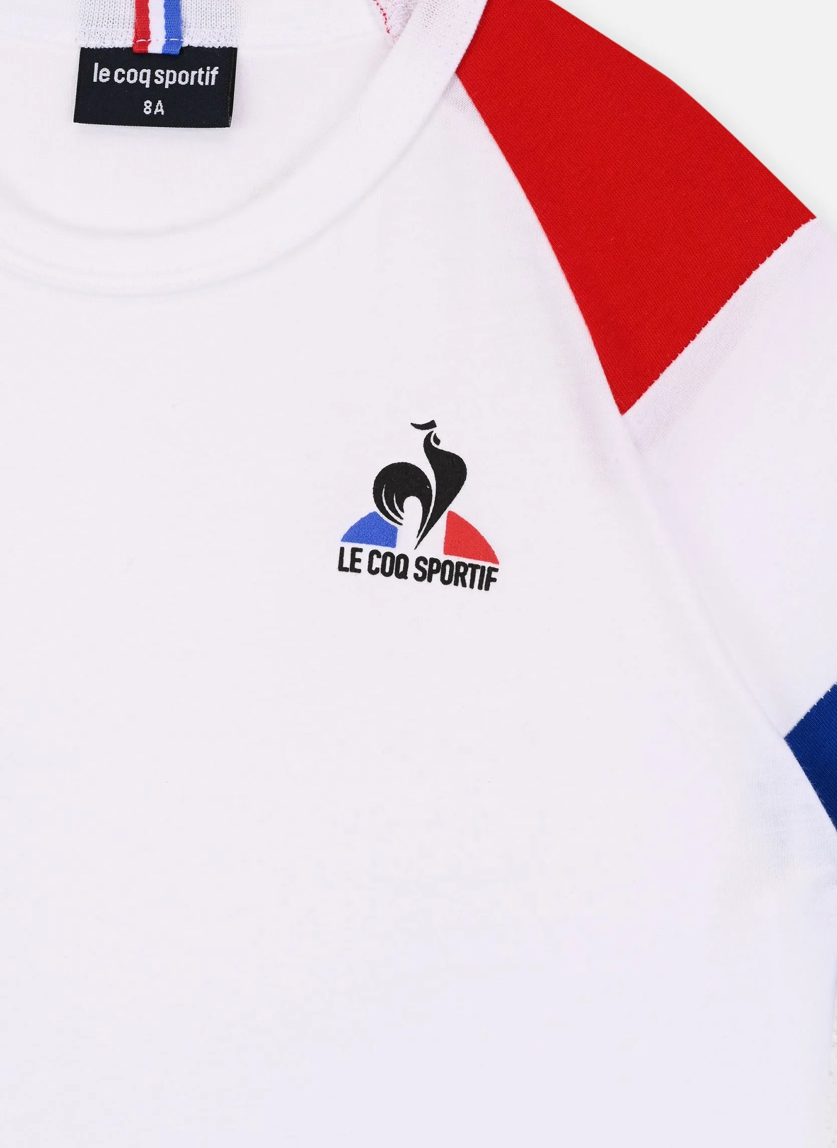 Le Coq SportifBAT Tee SS N°2 Enfant n.o.w/b.electro/ro - Bianco